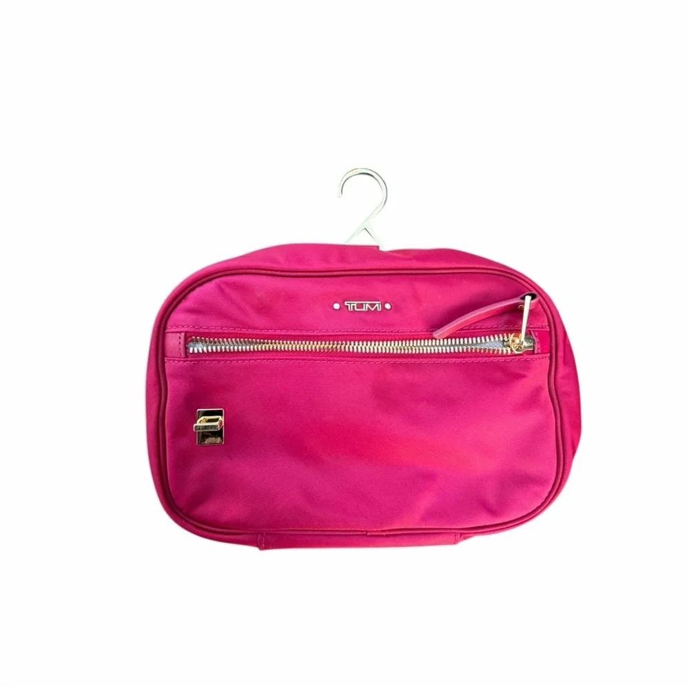 Tumi Pink Hanging Cosmetic Organizer